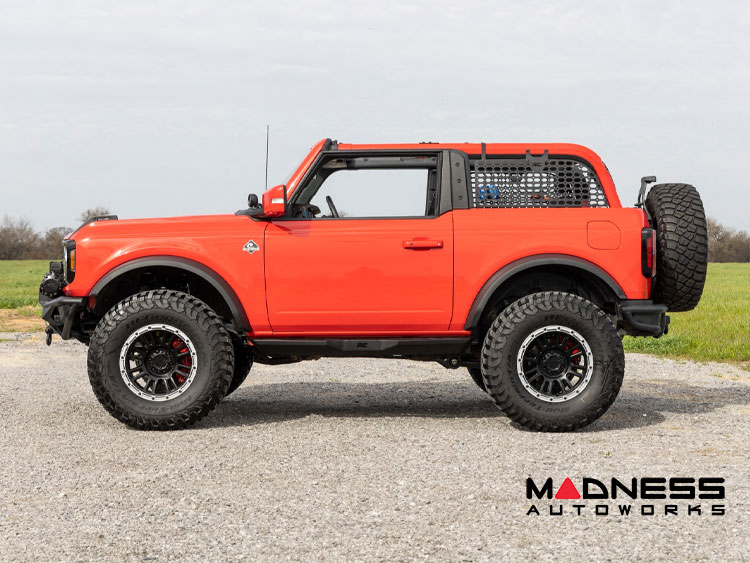 Ford Bronco Side Steps - Rock Sliders - 2 Door - Rough Country - Heavy Duty